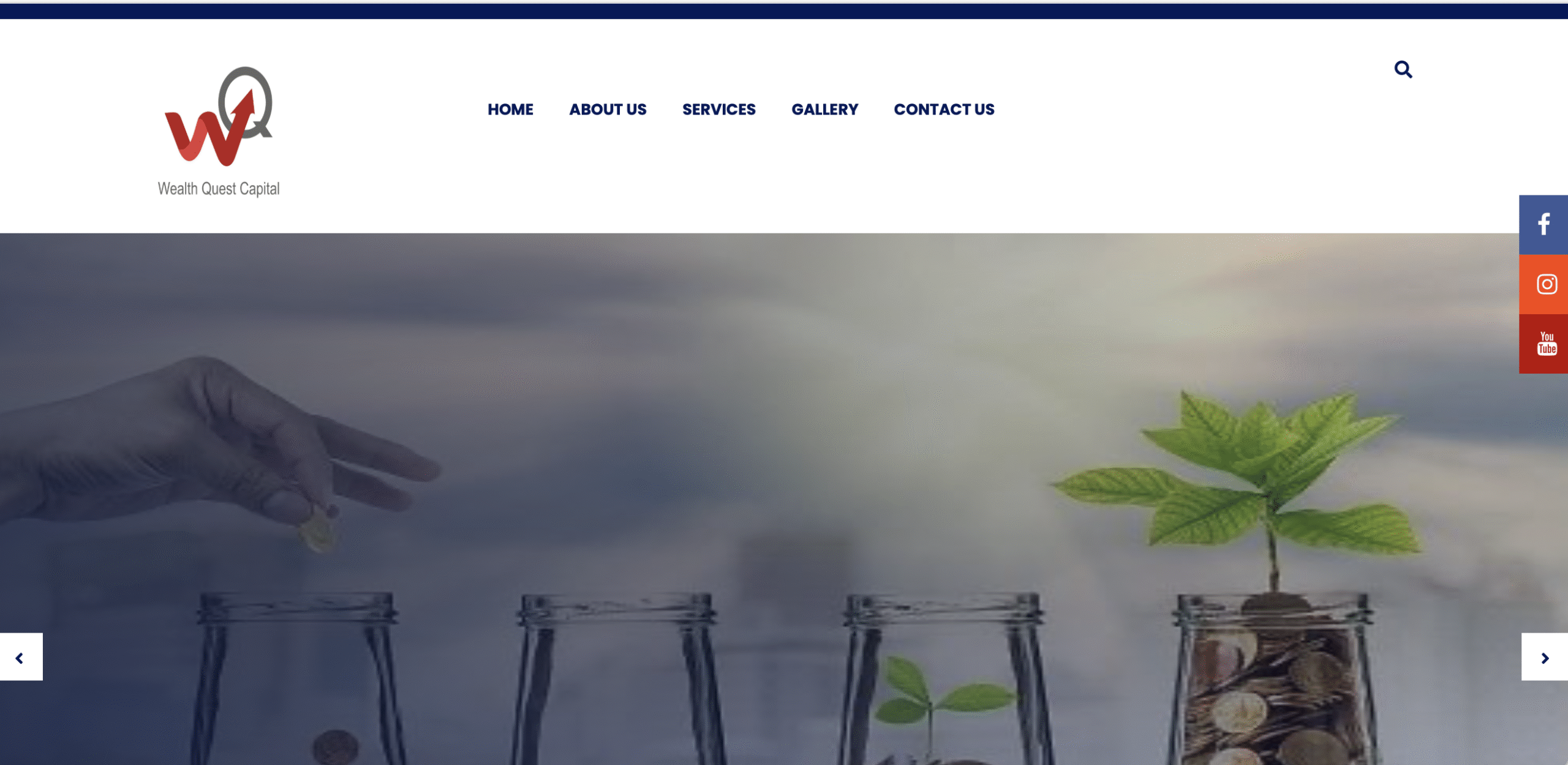 wealthquestcapital Screenshot of the Wealth Quest Capital homepage, showcasing its investment features and promotional offers.