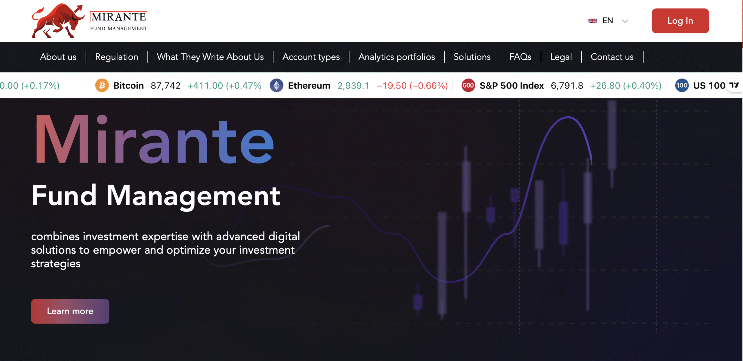 Stock market graph depicting fluctuating financial trends, representing online investment platforms.