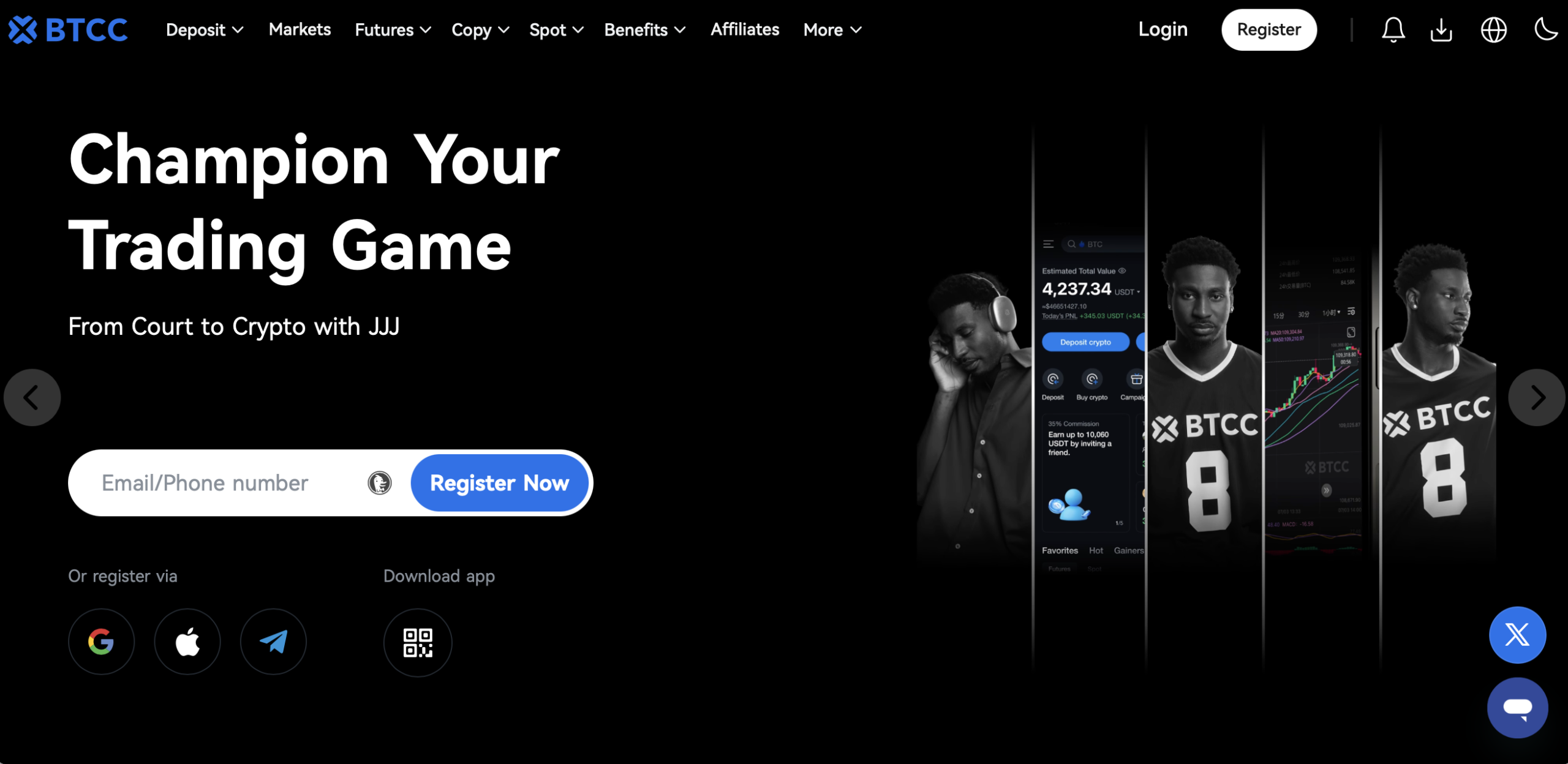btcc trading dashboard used in suspected online investment scam