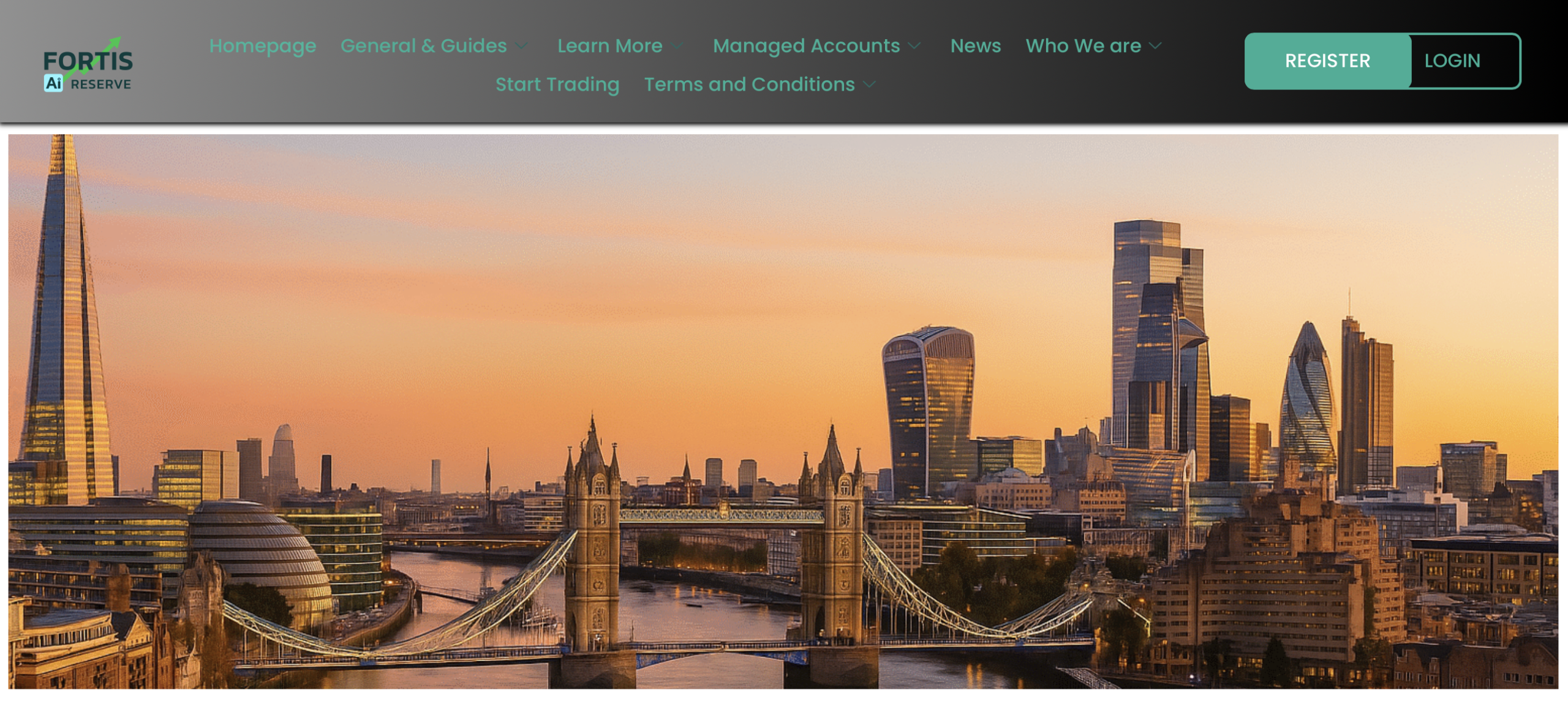 Fortis Reserve trading dashboard used in suspected online investment scam