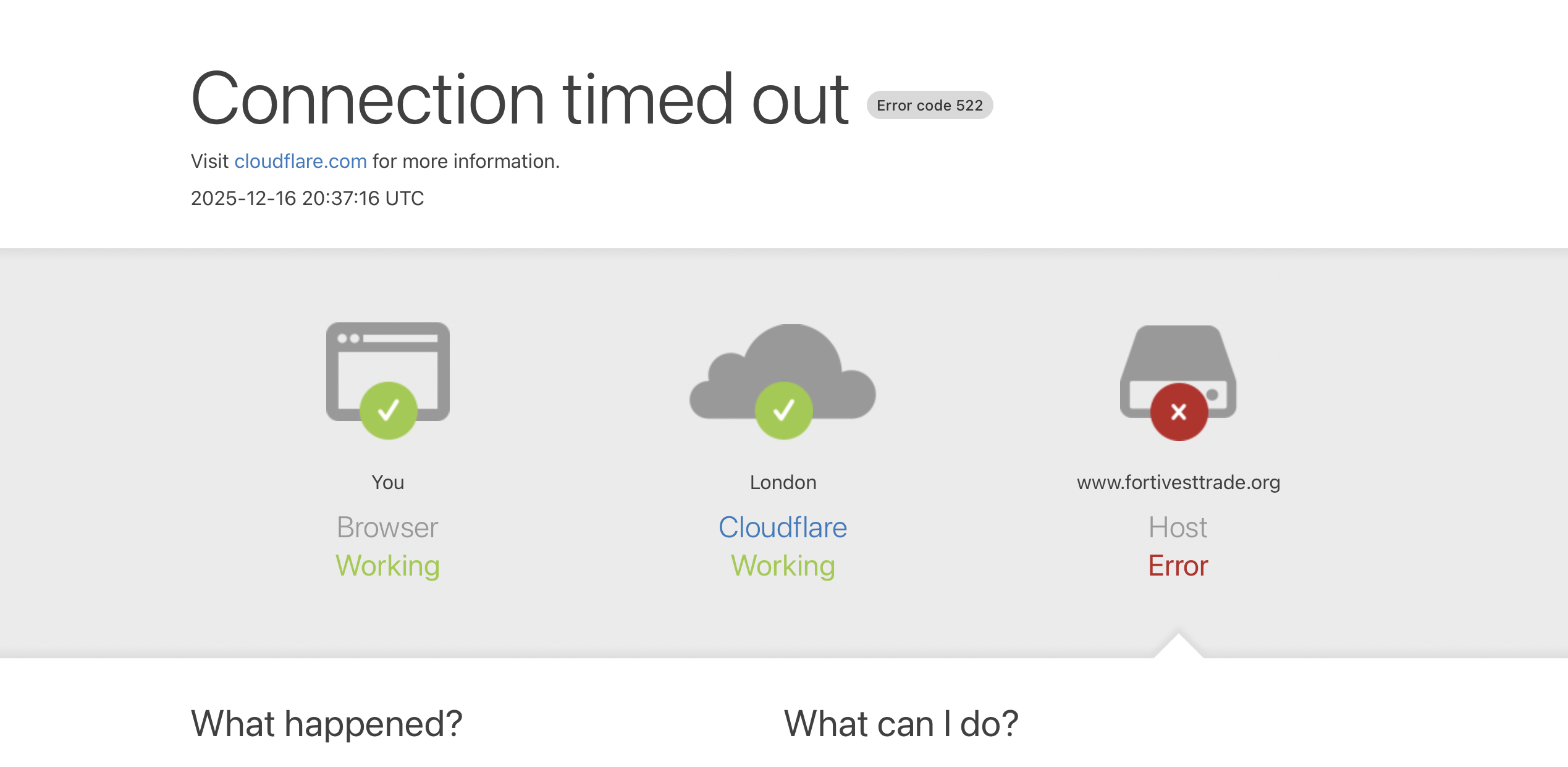 FortivestTrade trading dashboard used in suspected online investment scam