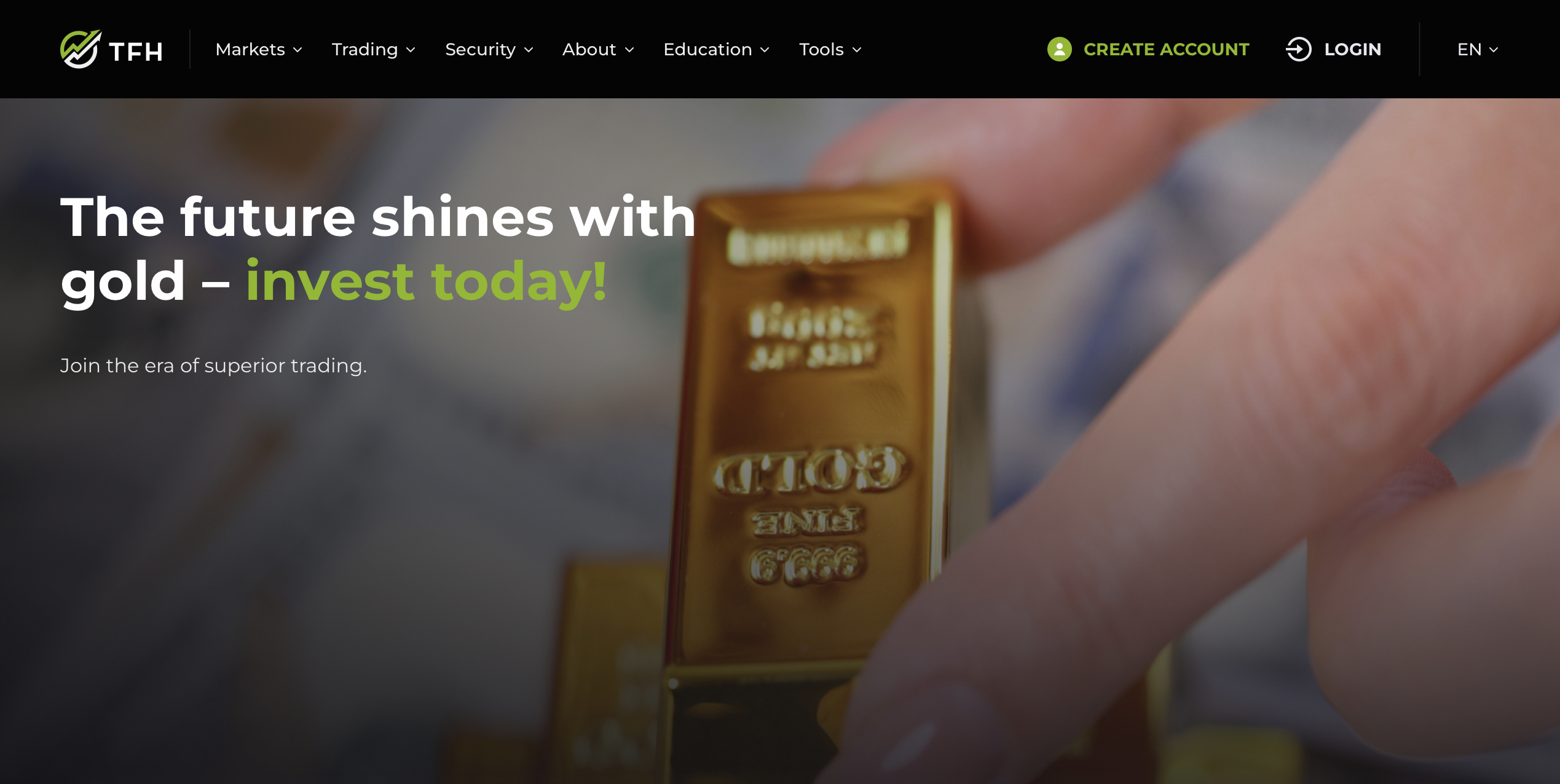 Screenshot of the fraudulent trading platform Topfin Holding, showcasing its misleading marketing.