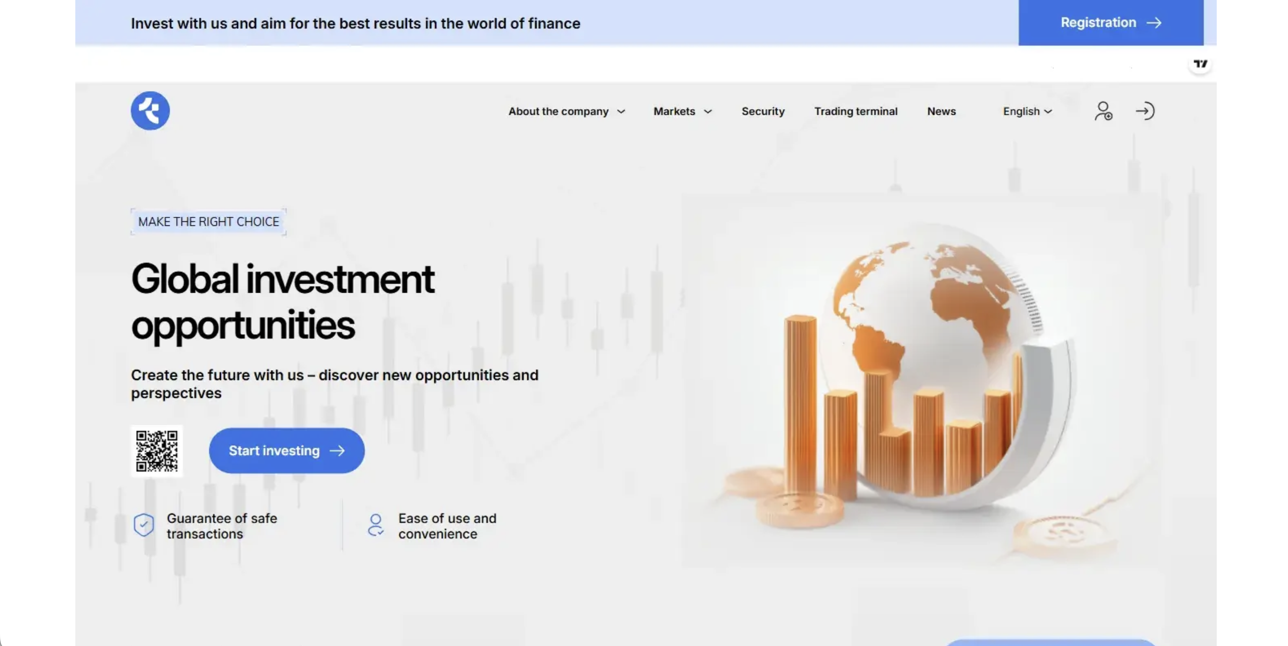 Screenshot of the fraudulent trading platform Tumeltil, showcasing its misleading marketing. 