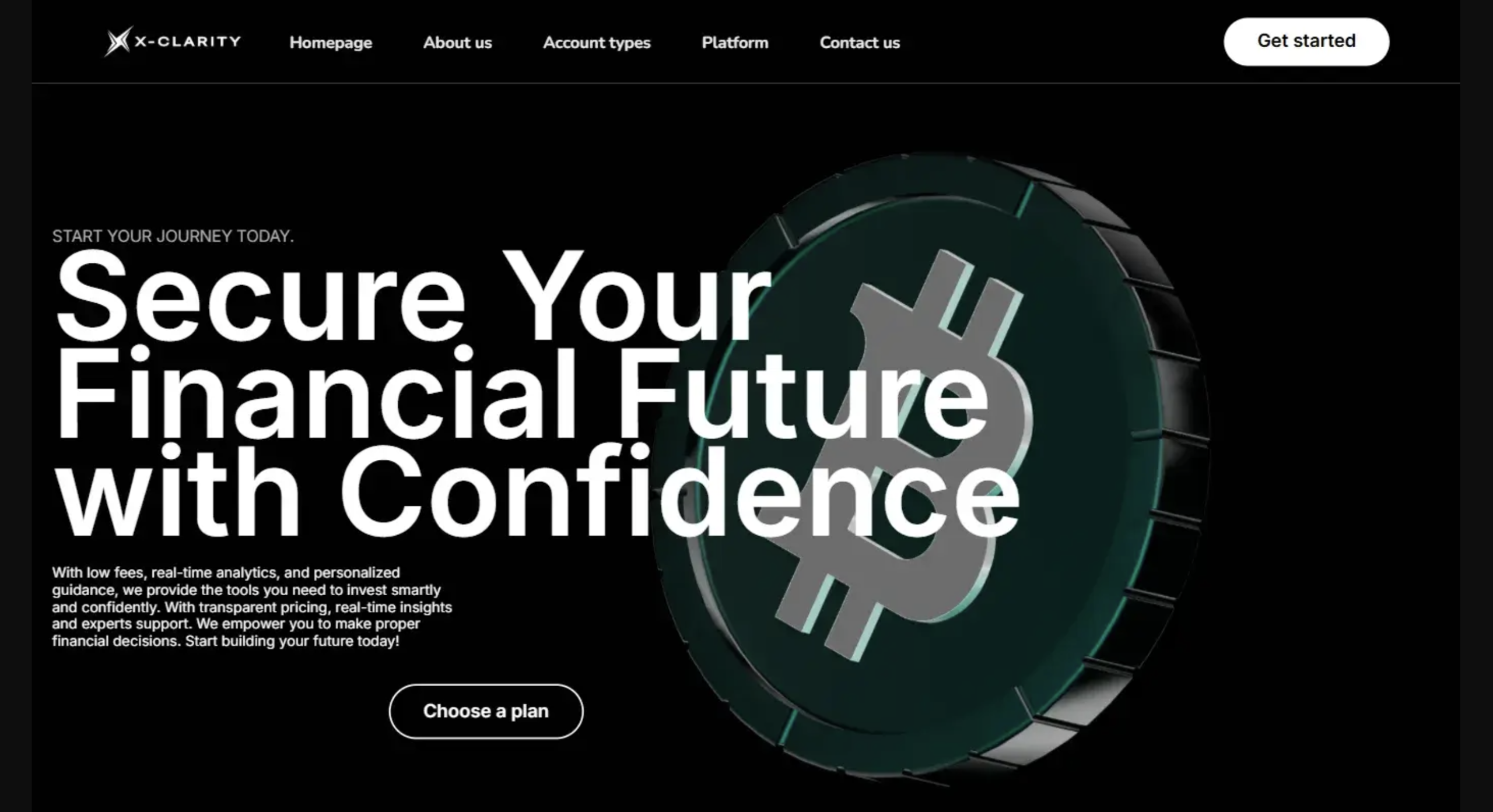 X-Clarity website homepage - A screenshot of the X-Clarity homepage showcasing its interface and promotional banners.