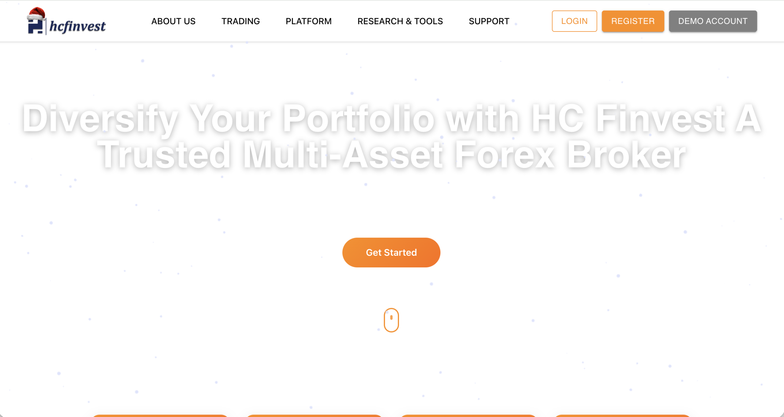 Screenshot of the fraudulent trading platform Heddge Capitals, showcasing its misleading marketing.