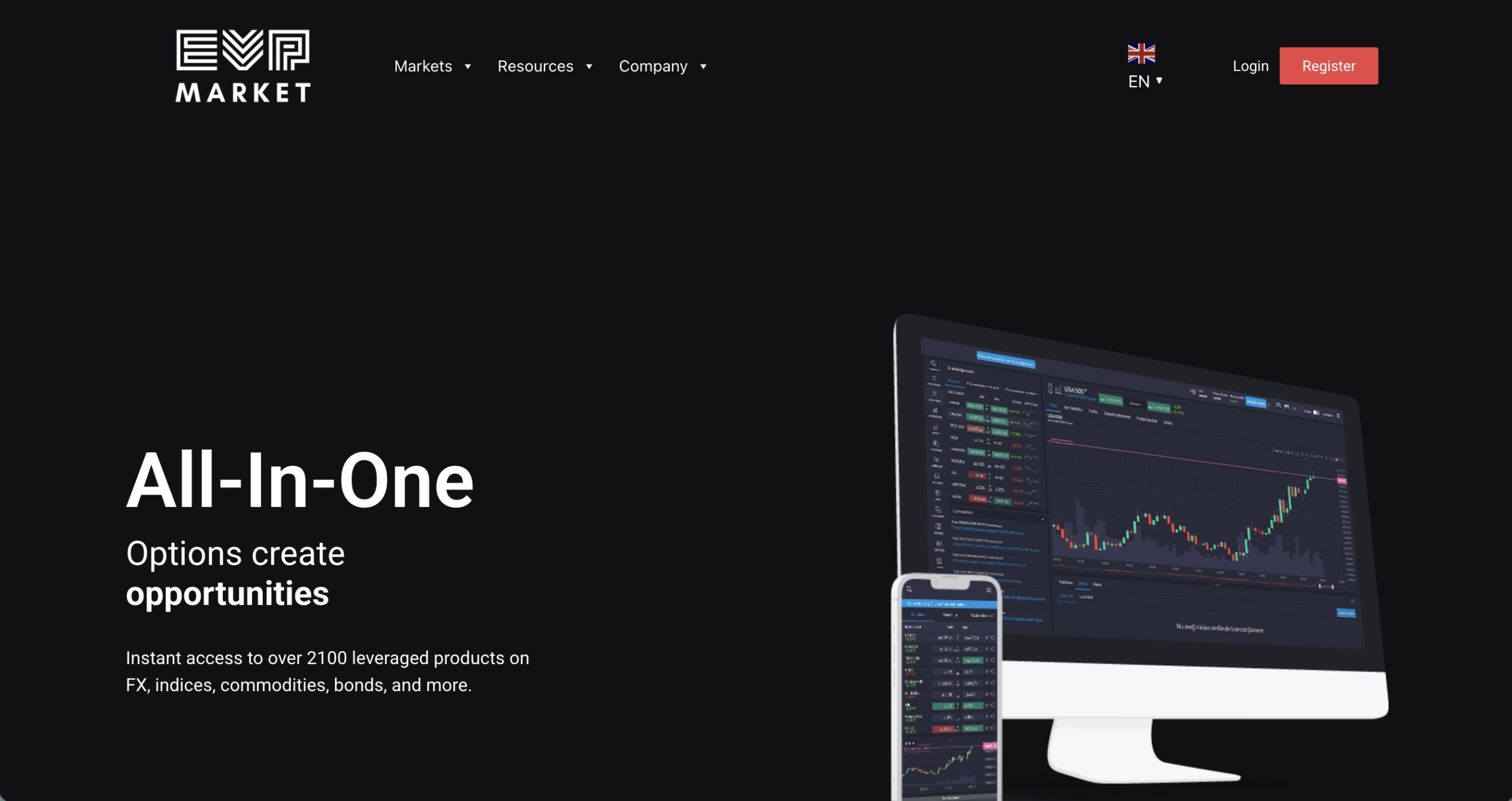 Screenshot of the fraudulent trading platform Trade Point PTY, showcasing its misleading marketing.