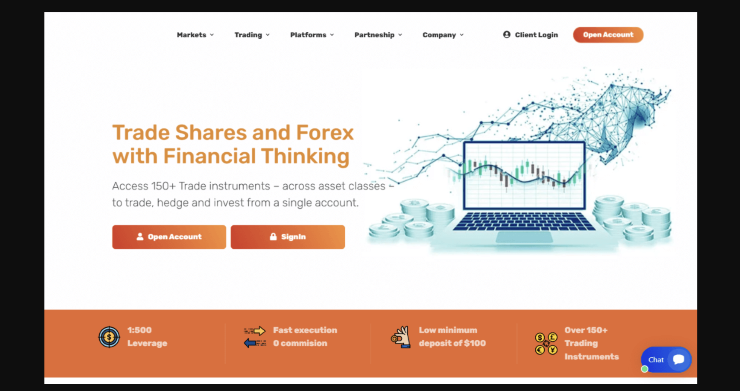 Screenshot of the fraudulent trading platform Reconfxhub, showcasing its misleading marketing.