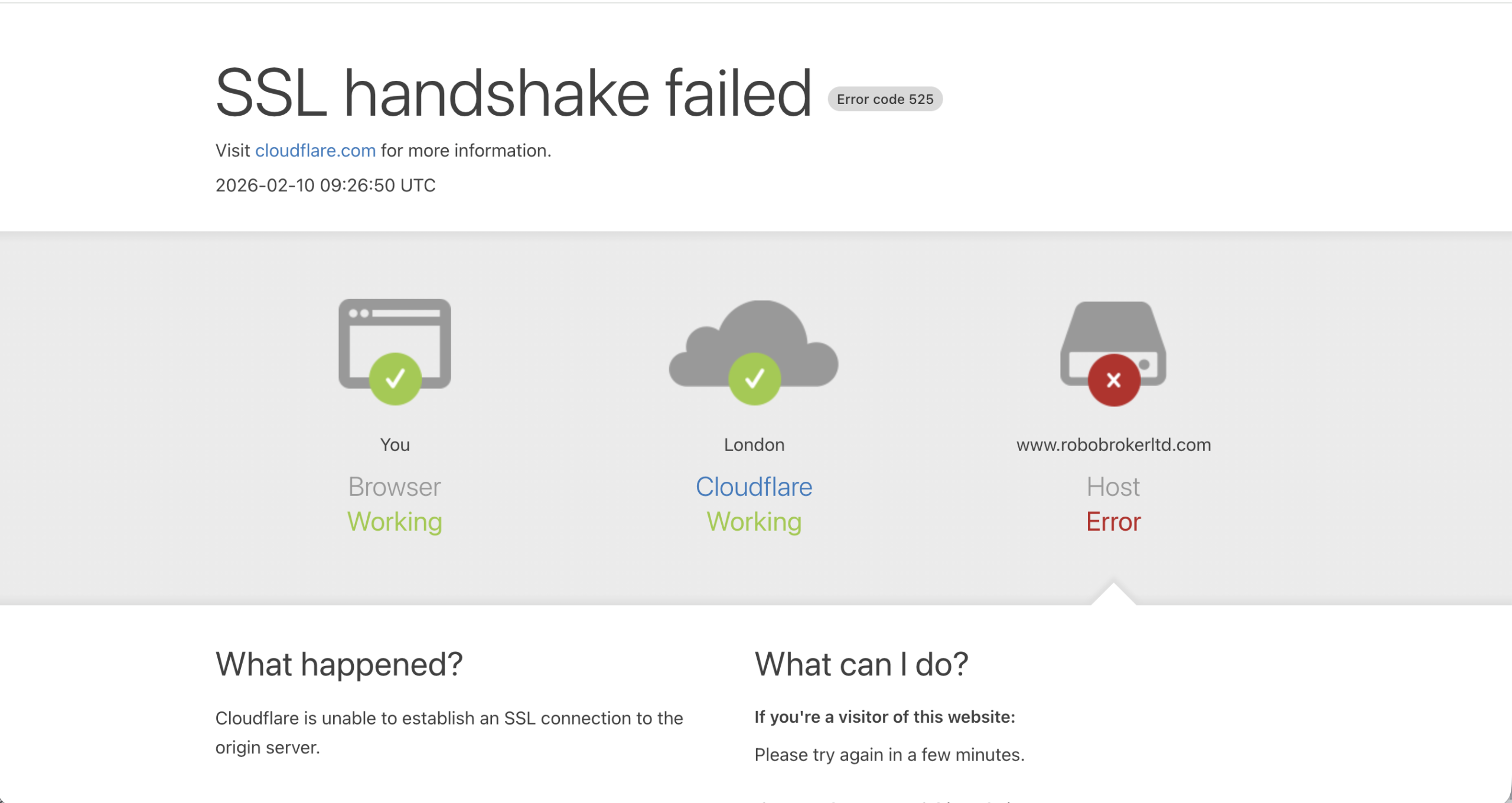 Screenshot of the fraudulent trading platform RoboBroker, showcasing its misleading marketing. 