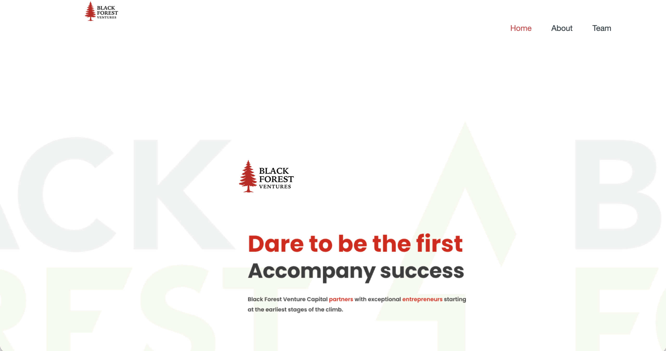 blackforest-ca.icu Screenshot of the fraudulent trading platform Black Forest Ventures Limited, showcasing its misleading marketing.