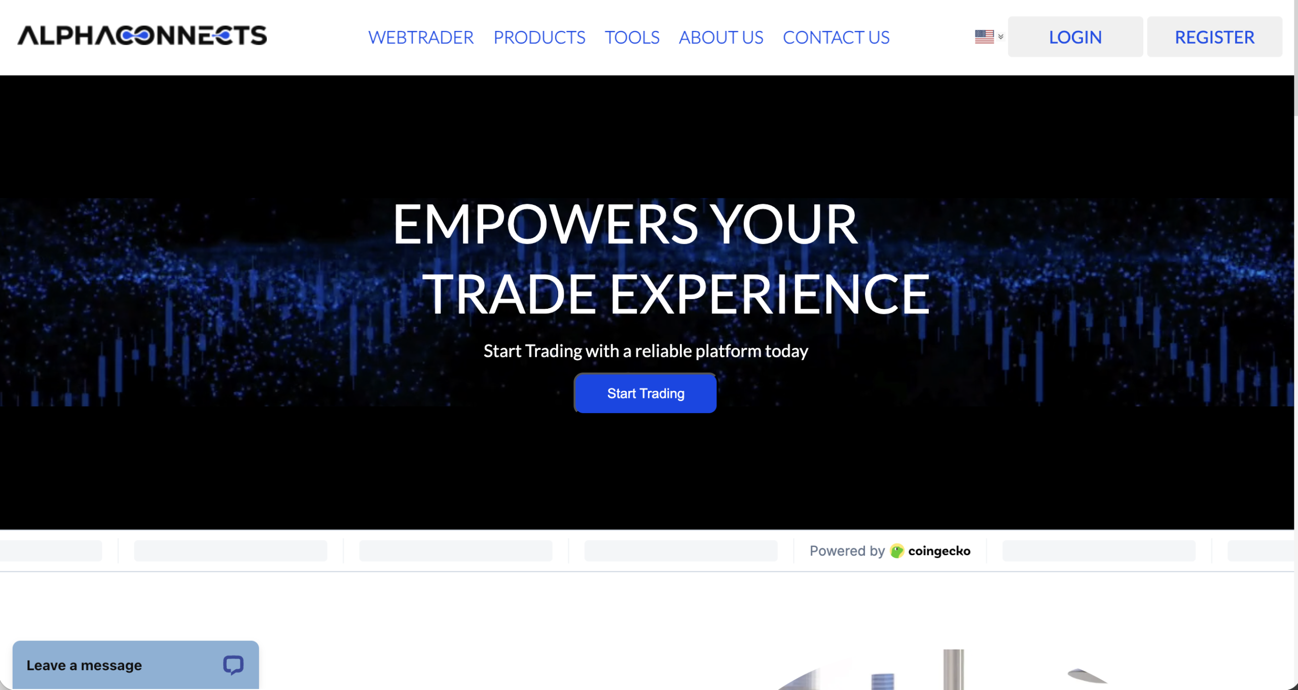Screenshot of the fraudulent trading platform Falcon Ltd, showcasing its misleading marketing.