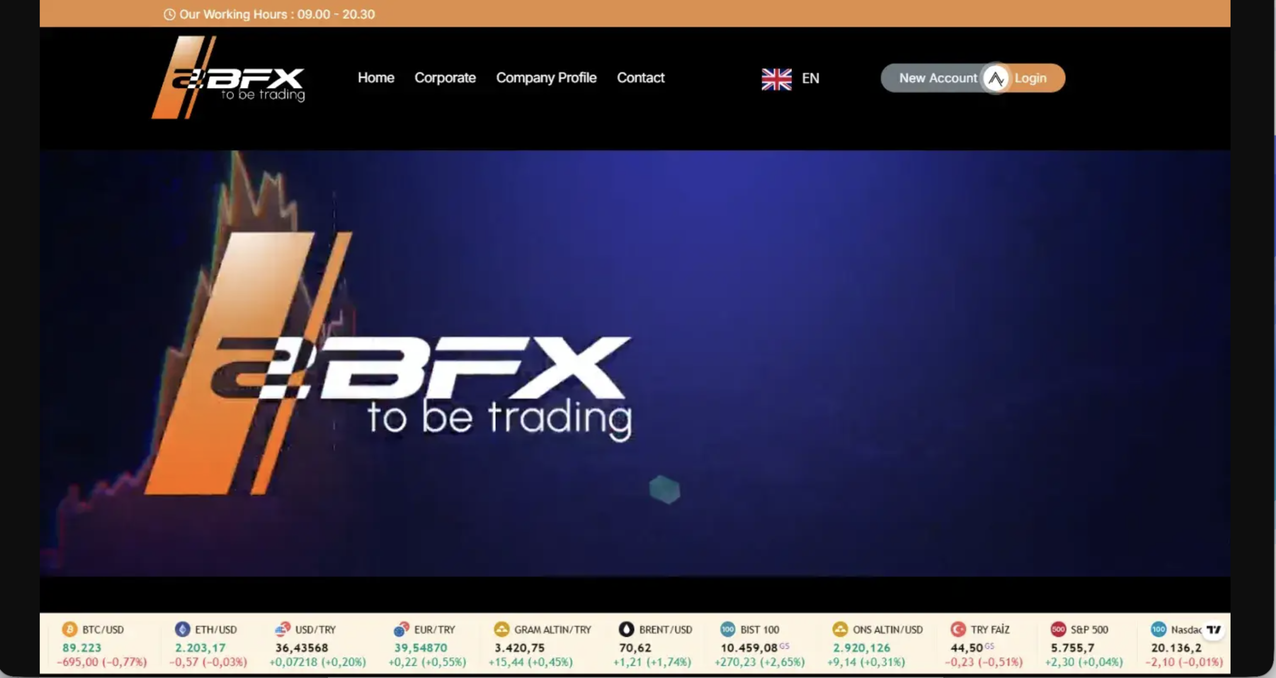 2BFX Trading investment platform review.