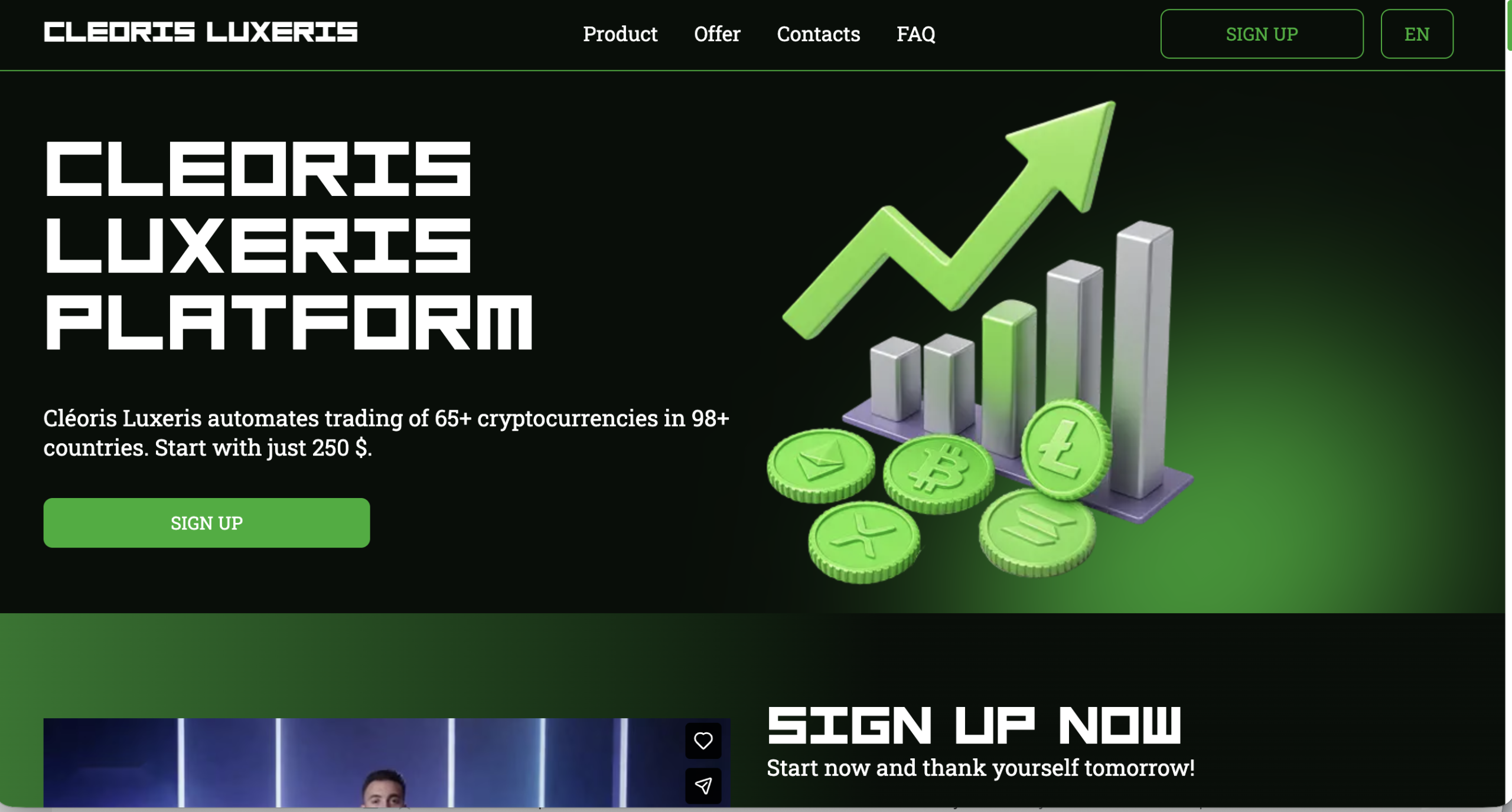  Cléoris Luxeris investment platform review.