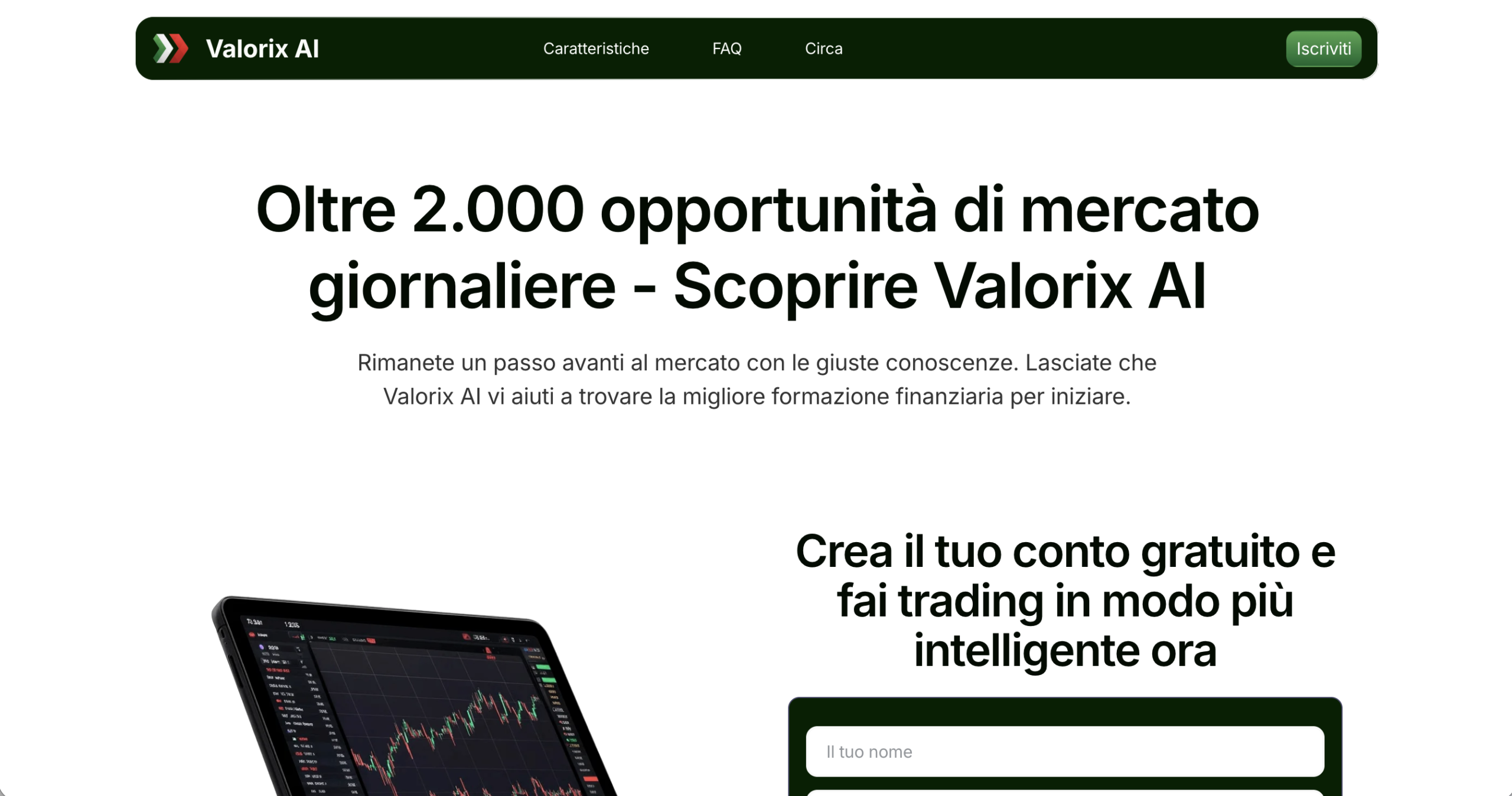 ValorixAI investment platform review.