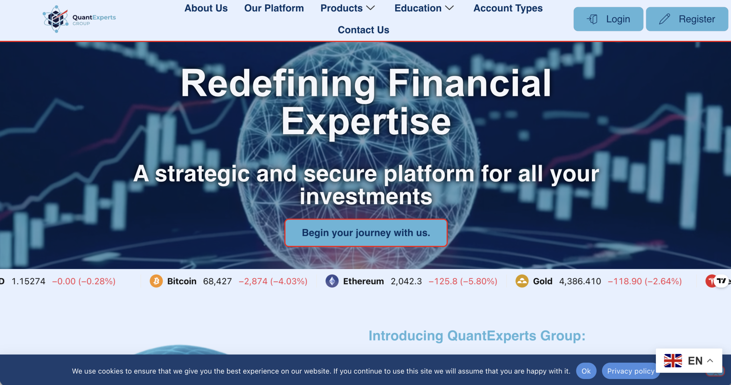 QuantExperts Group investment platform review.
