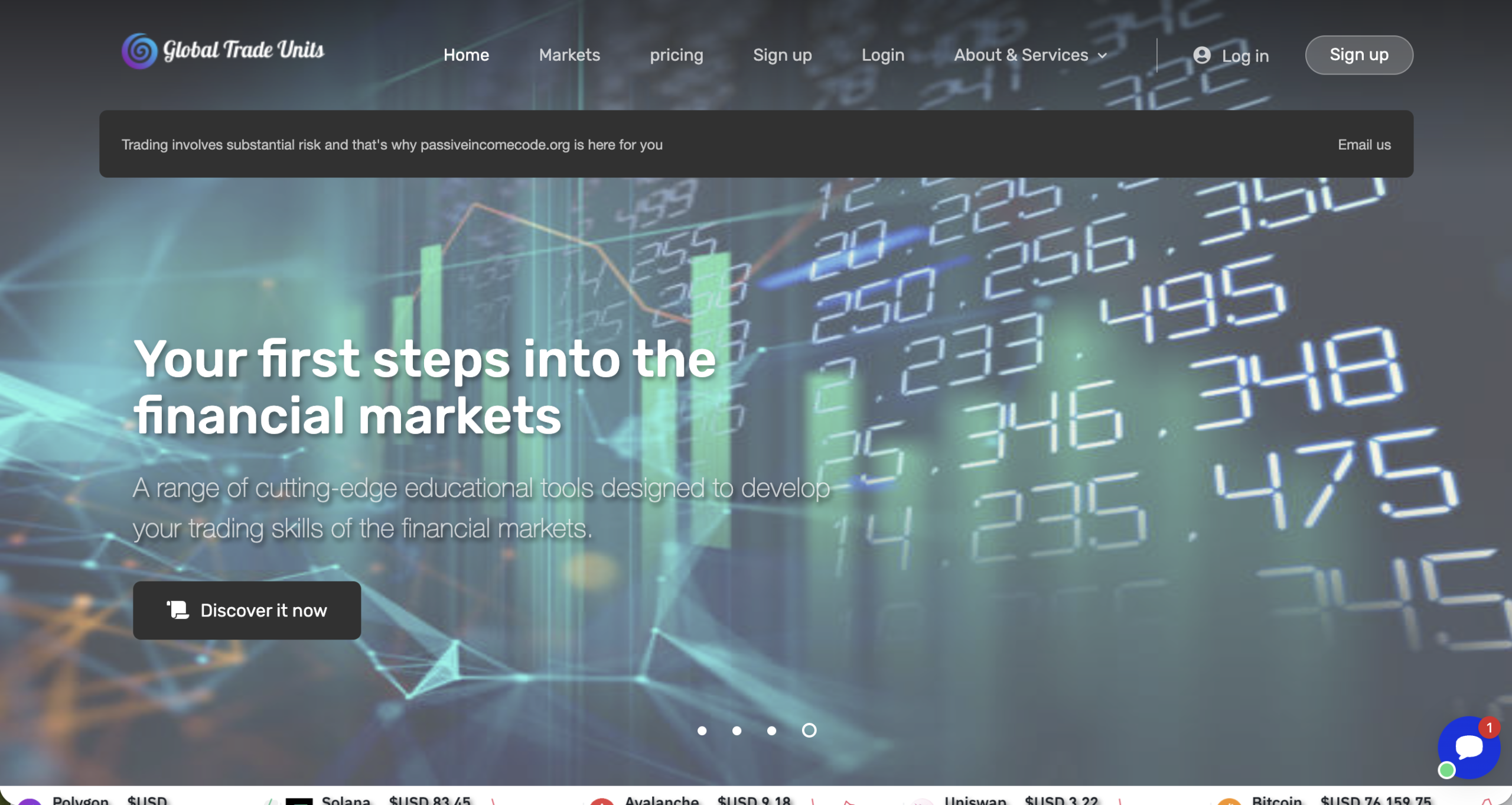 Global Trade Units page review