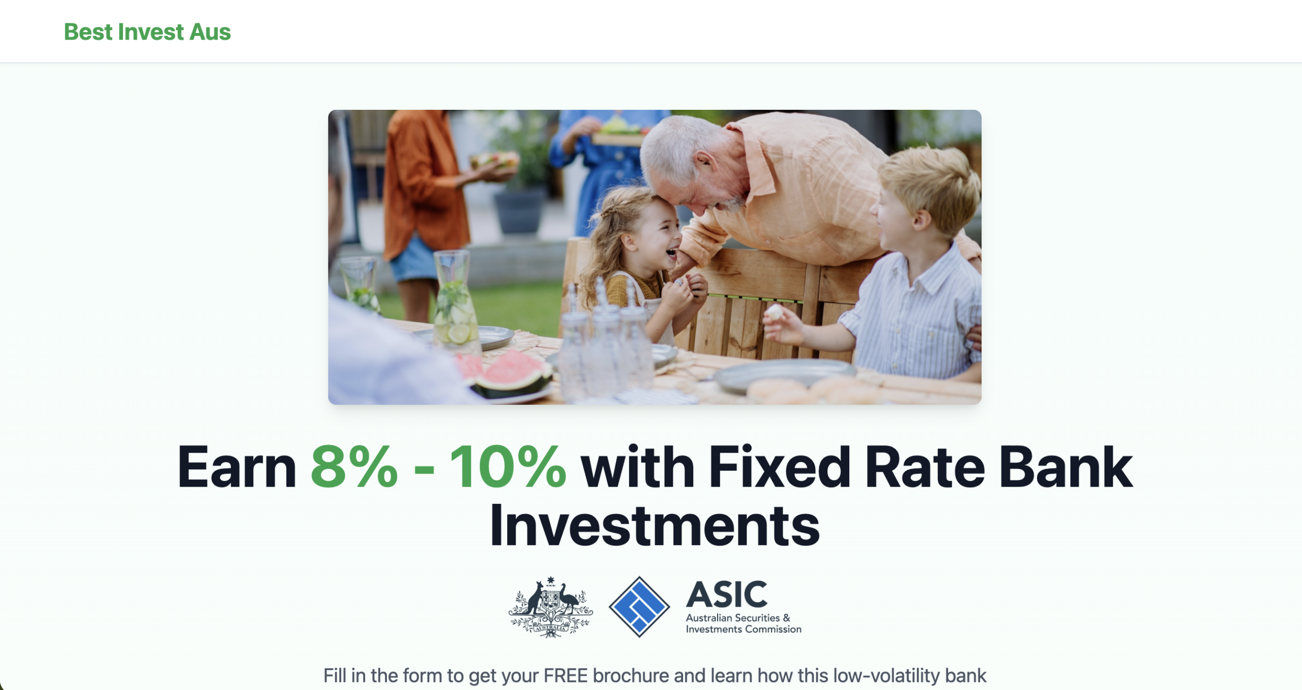 mybestinvestaustralia.dad Best Invest Aus page review