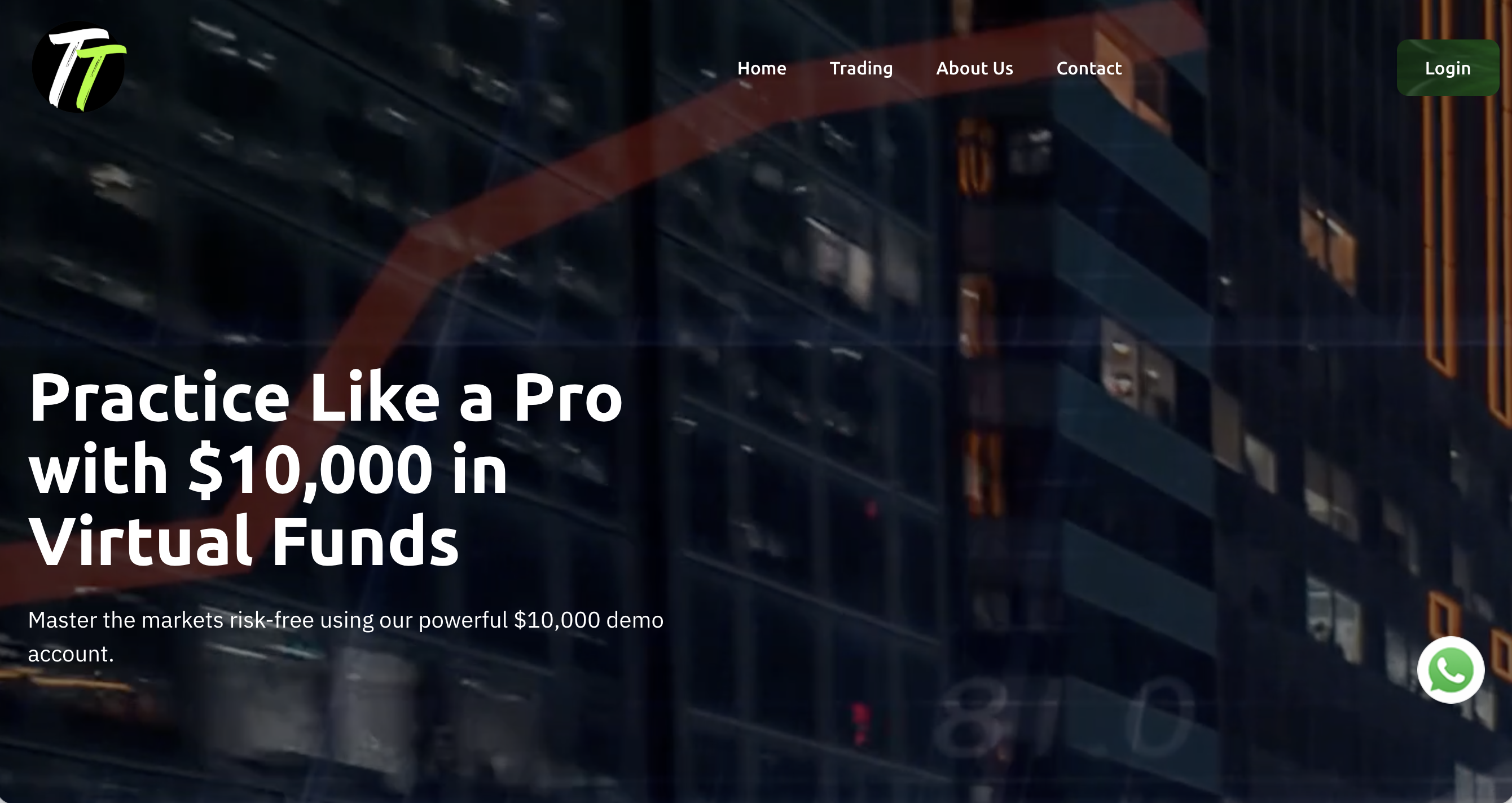 Trade TRC home page review